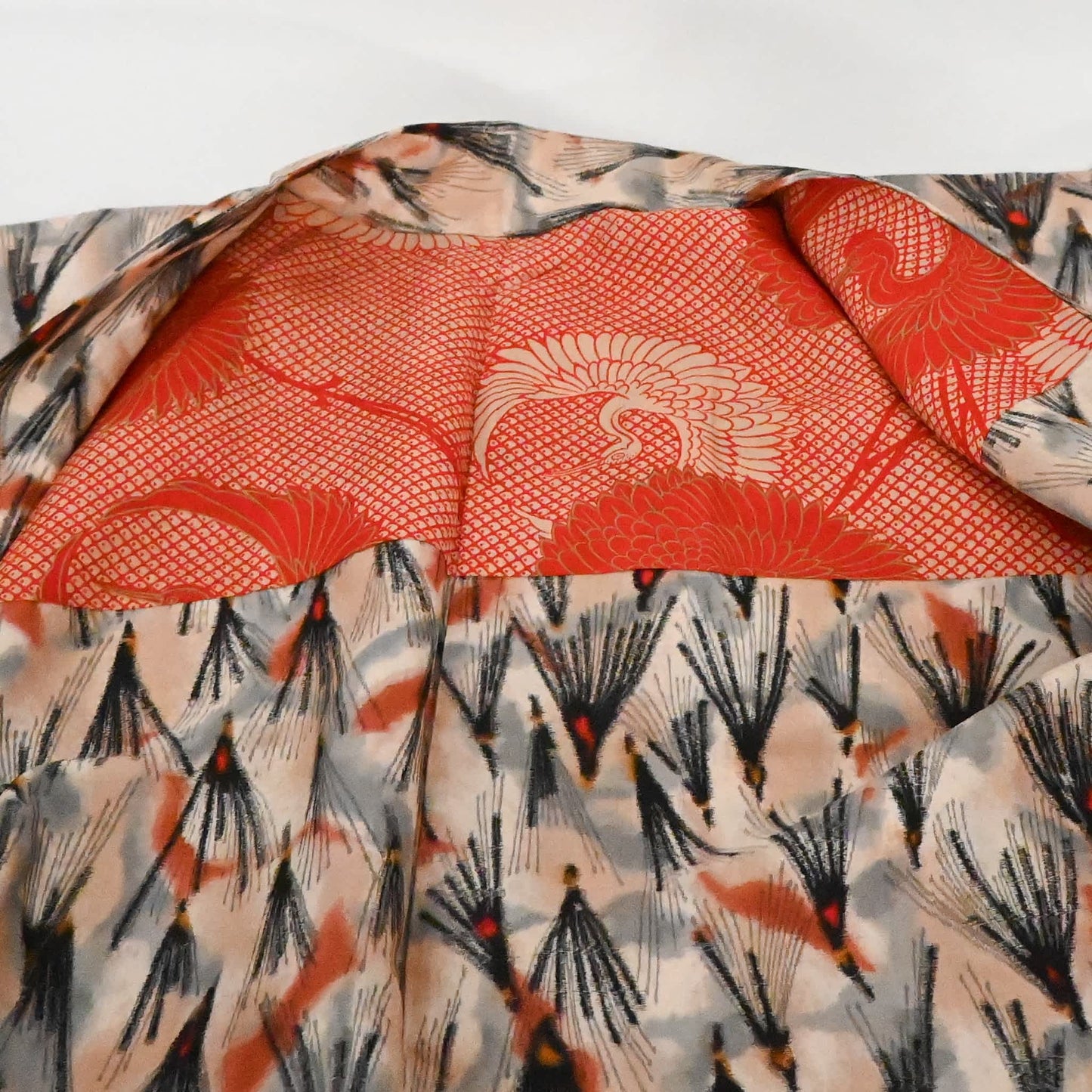 Vintage Women's Meisen Silk Haori