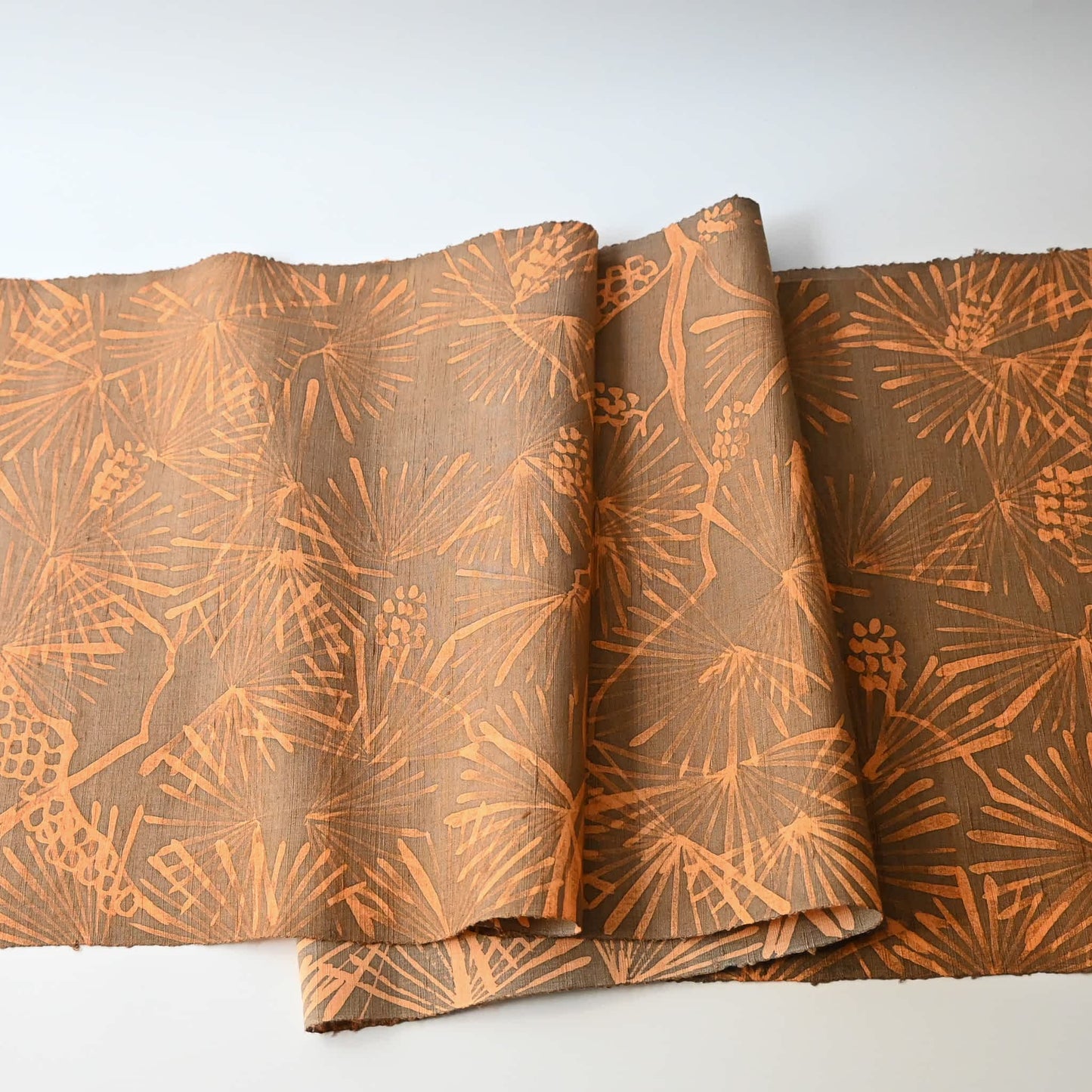 Vintage Tsumugi Silk Kimono Fabric Piece