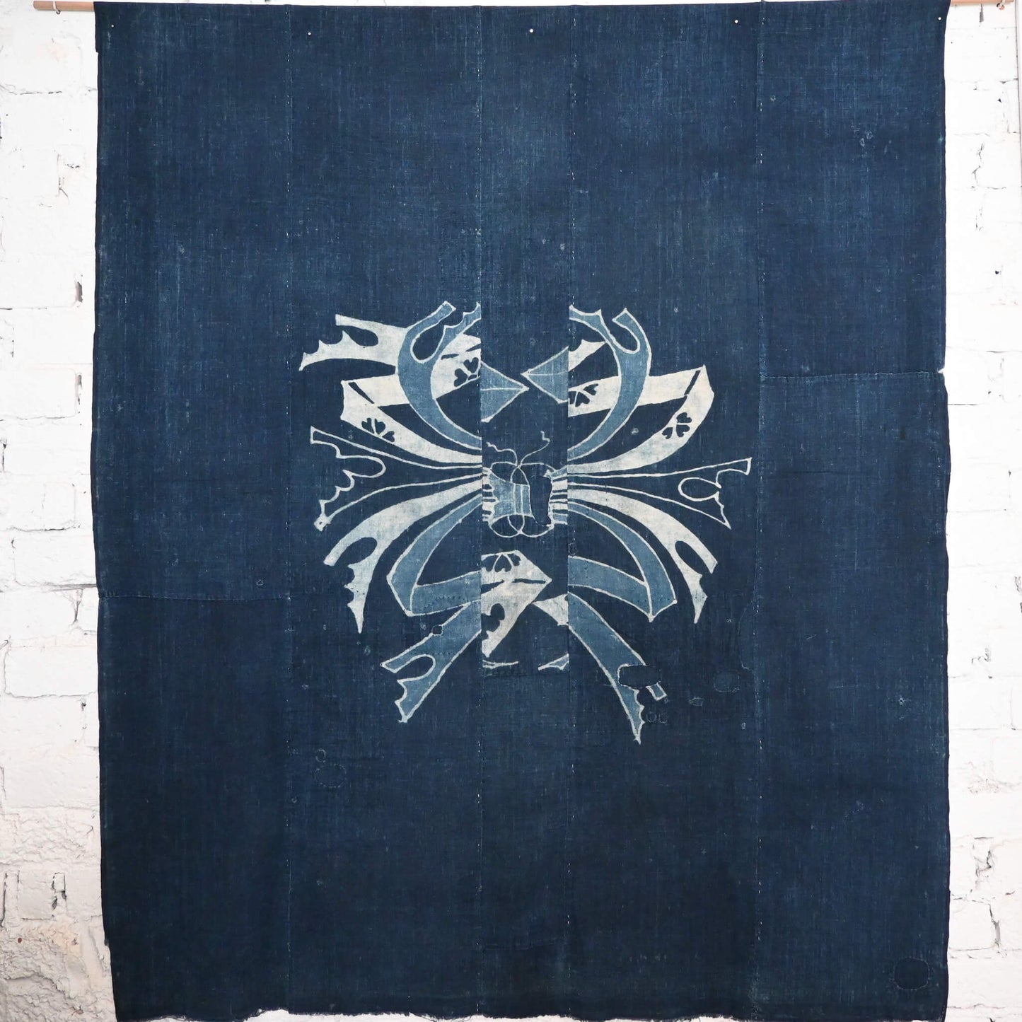 Antique Indigo Tsutsugaki Cotton