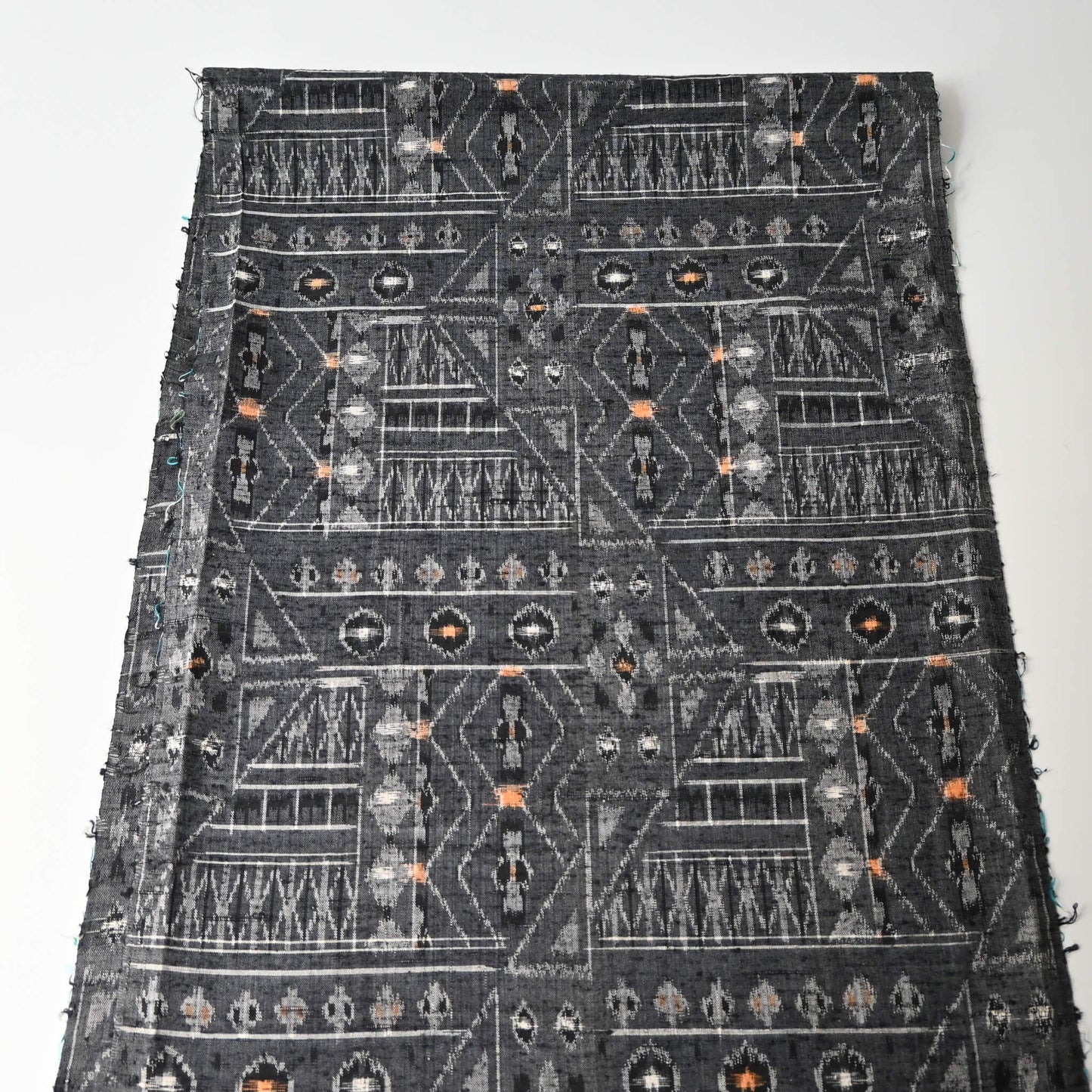 Vintage Tsumugi Silk Kimono Fabric Piece