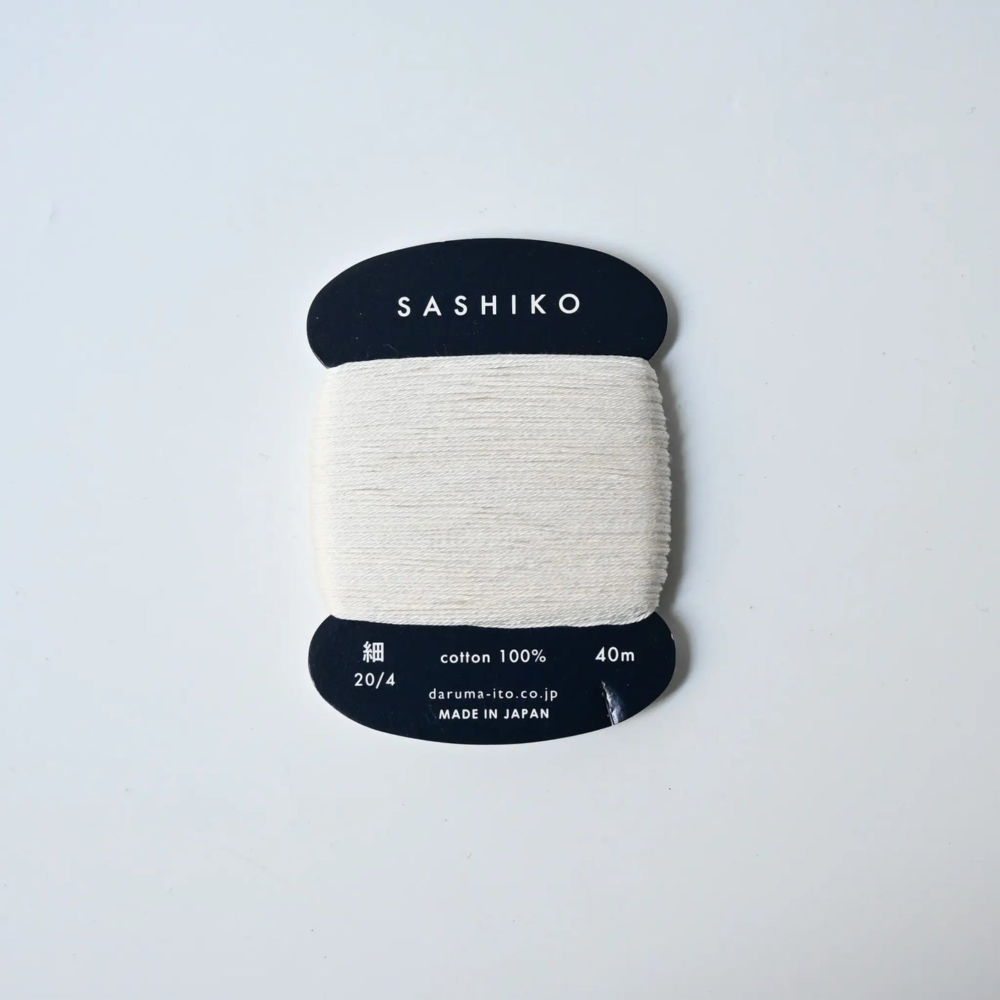 Sashiko thread from Daruma, ideal for sashiko stitching, visible mending, embroidery or various other needlework projects.