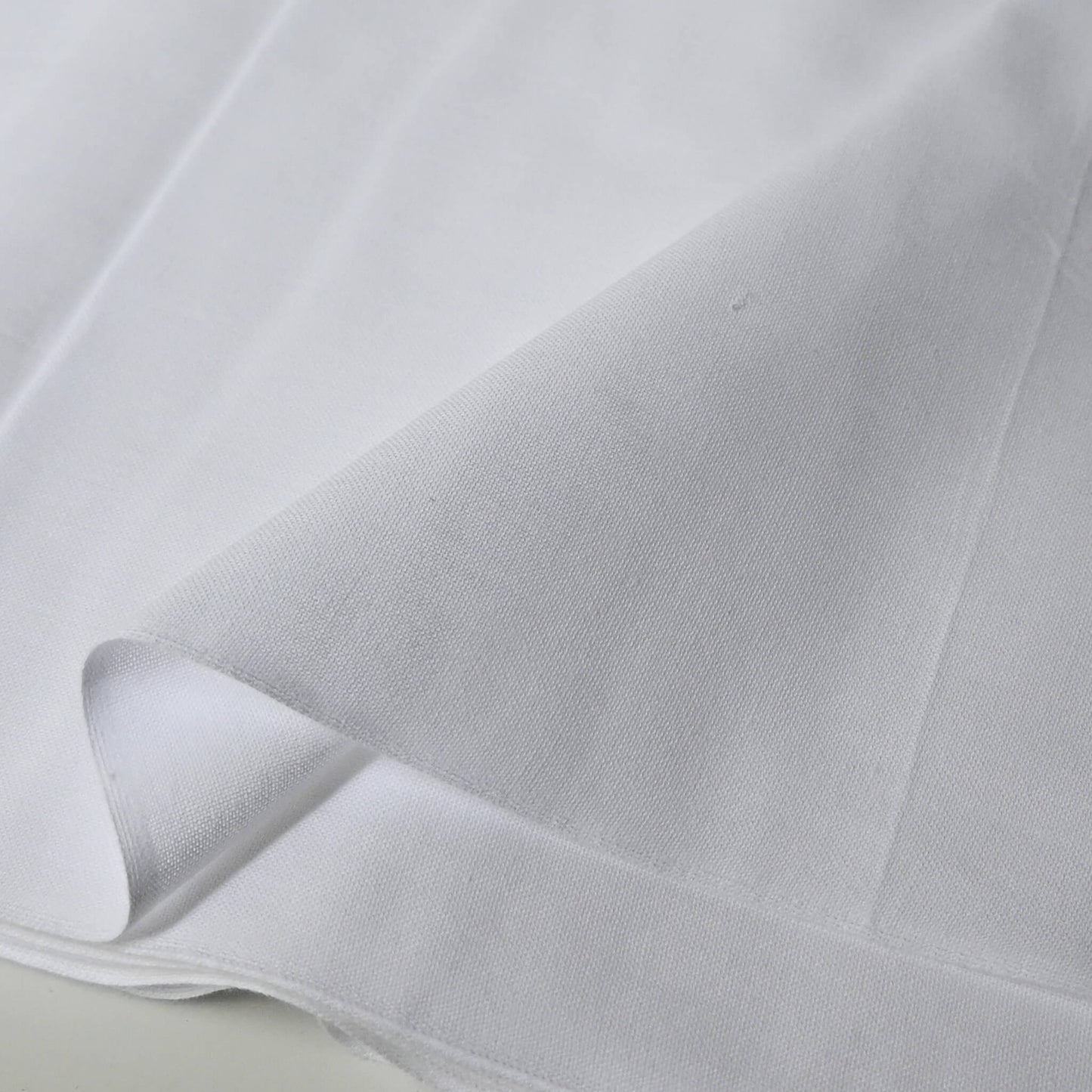 Close-up view of new traditional Japanese Sarashi cotton bolt sold by the metre.