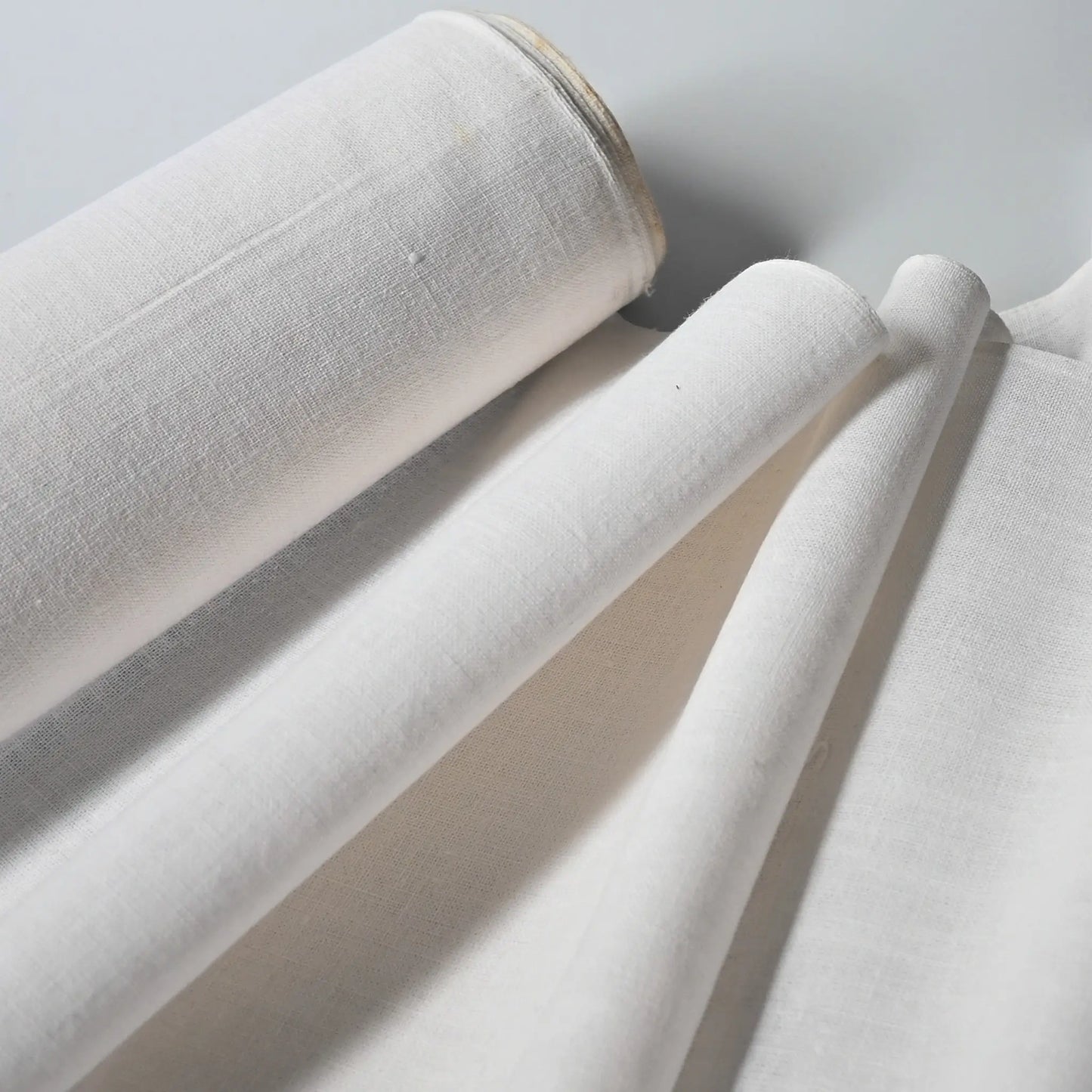 Detailed view of vintage Japanese Sarashi cotton sold by the metre.