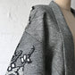 Vintage Women's Black Silk Shibori Haori