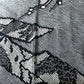 Vintage Women's Black Silk Shibori Haori