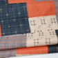 Vintage Patchwork-style Tsumugi Silk Kimono Fabric Piece