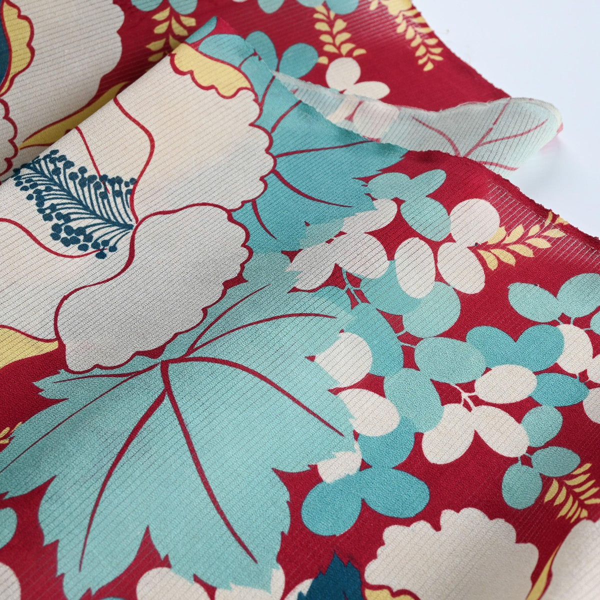Vintage Ro Silk Kimono Fabric Sold By The Metre
