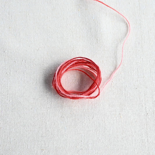 Sashiko thread - red gradation