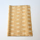 Vintage Warm Yellow Tsumugi Silk Kimono Fabric Piece