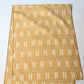 Vintage Warm Yellow Tsumugi Silk Kimono Fabric Piece