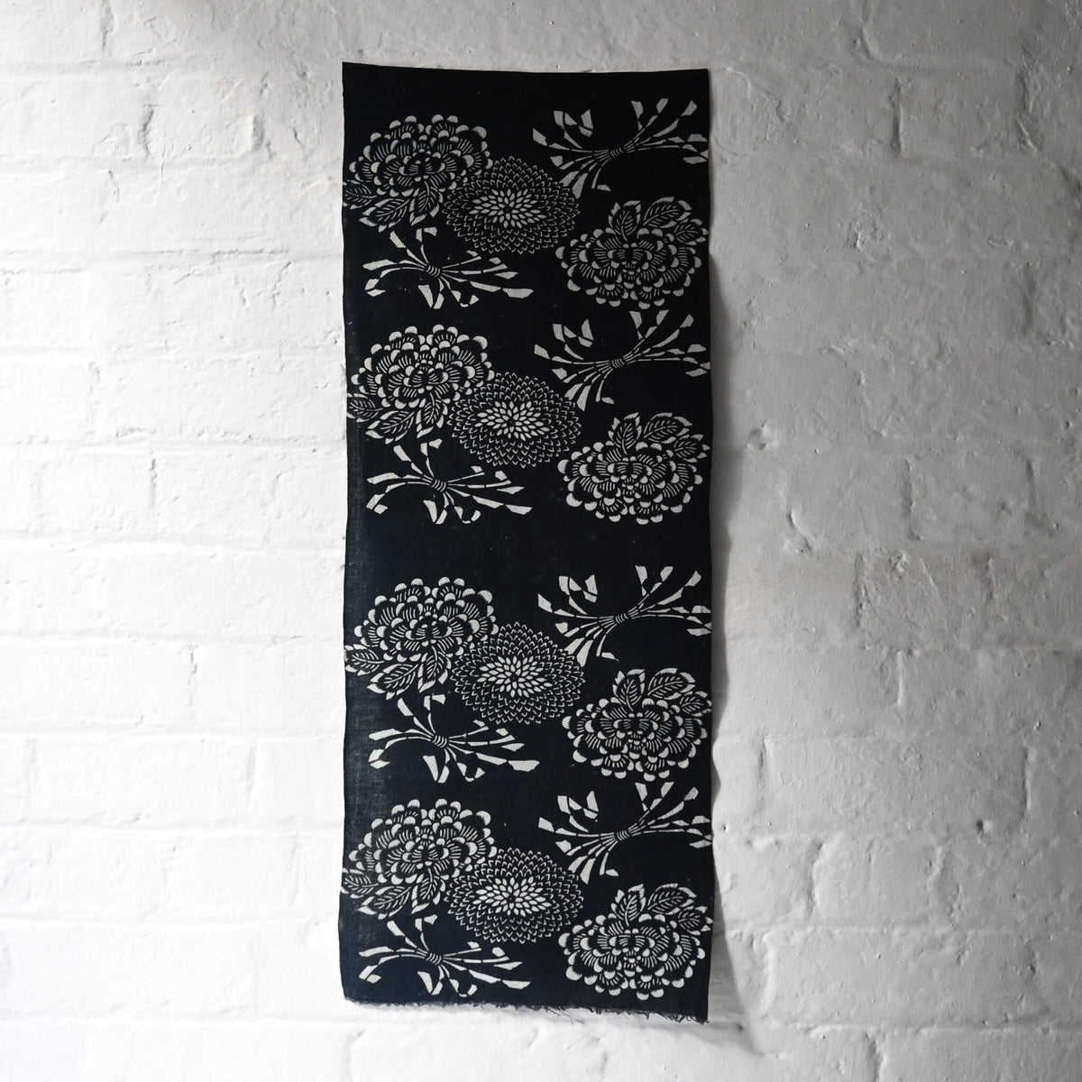 Vintage Indigo Katazome Cotton Piece