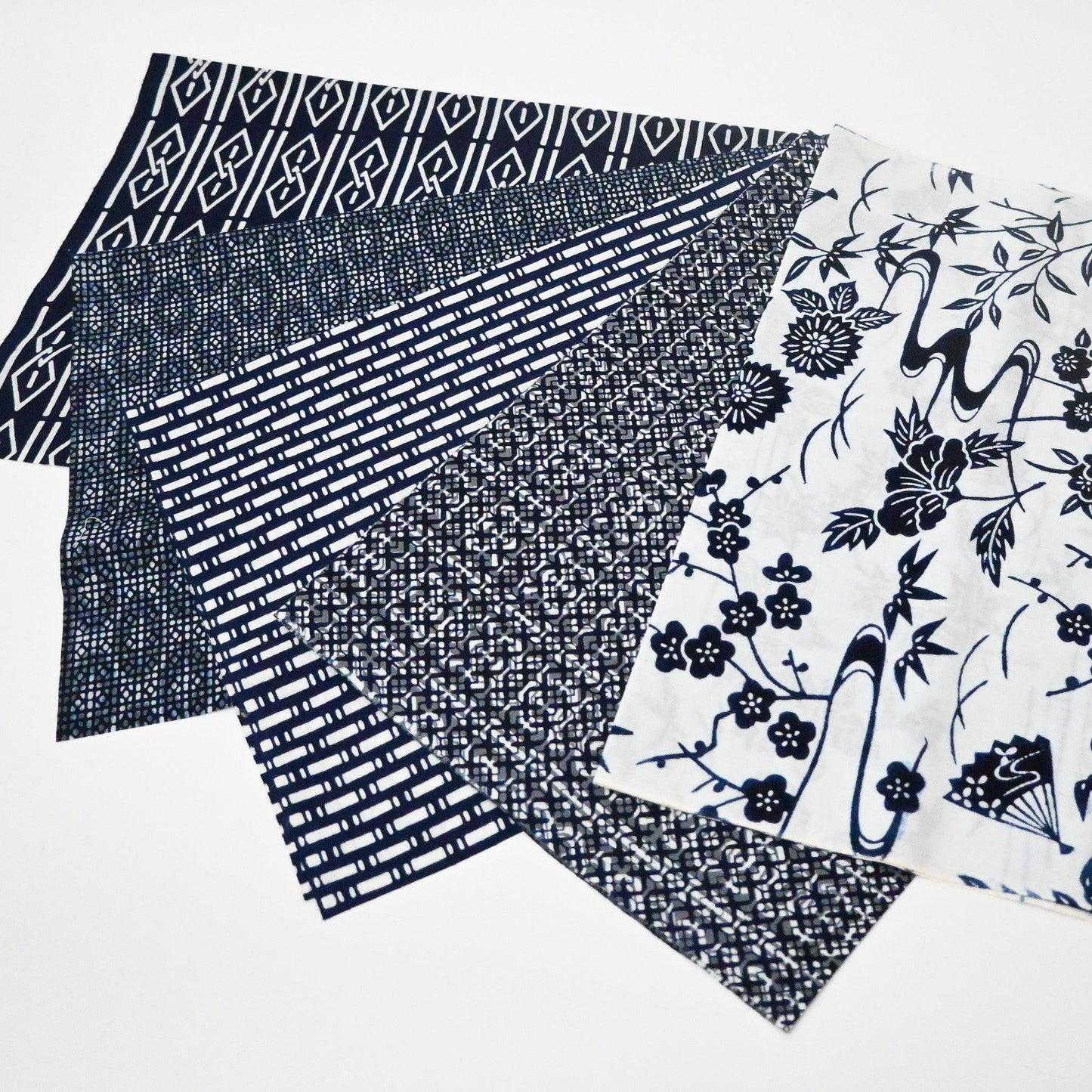 Vintage Yukata Cotton Fabric Bundle - Ume