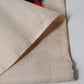 Vintage Red & Black Geometric Meisen Silk Kimono Fabric