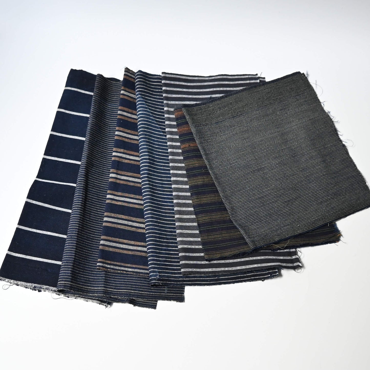 Vintage Indigo Stripe Cotton Bundle