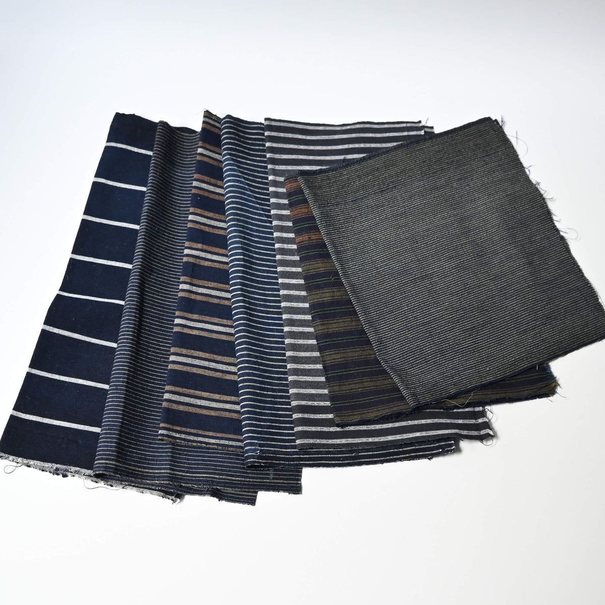 Vintage Indigo Stripe Cotton Bundle