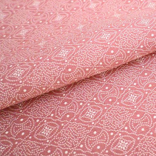 Vintage Tsumugi Silk Kimono Fabric Sold By The Metre