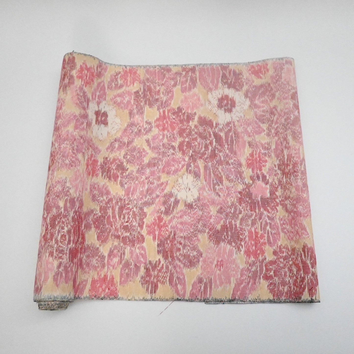 Vintage Tsumugi Silk Kimono Fabric Sold By The Metre