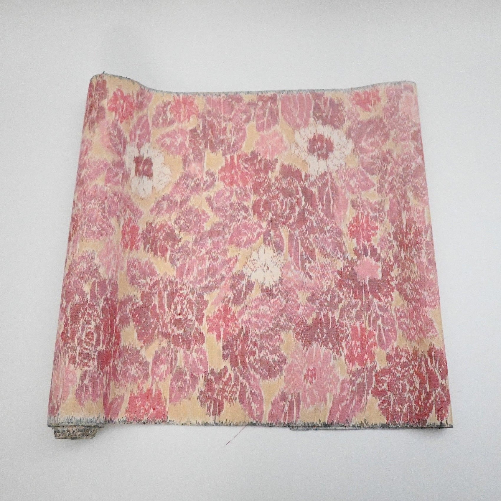 Vintage Tsumugi Silk Kimono Fabric Sold By The Metre