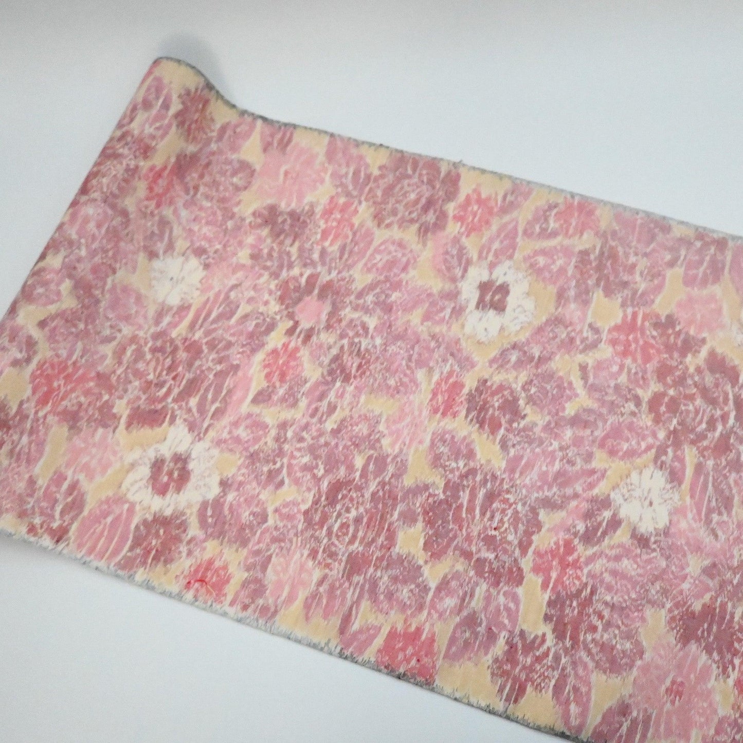 Vintage Tsumugi Silk Kimono Fabric Sold By The Metre