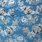 Antique Indigo Katazome Silk Hanjuban