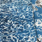 Antique Indigo Katazome Silk Hanjuban