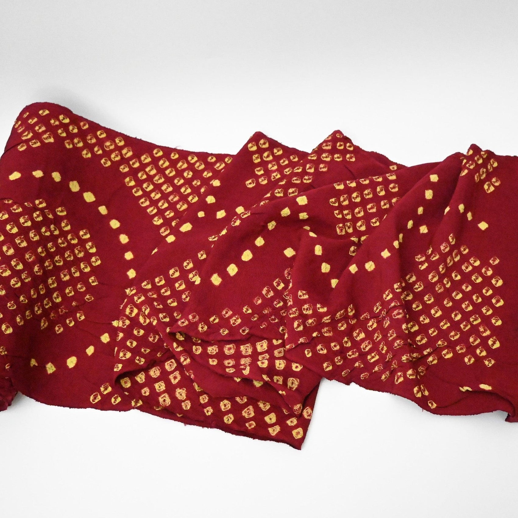Vintage Shibori Silk Kimono Fabric Sold By The Metre