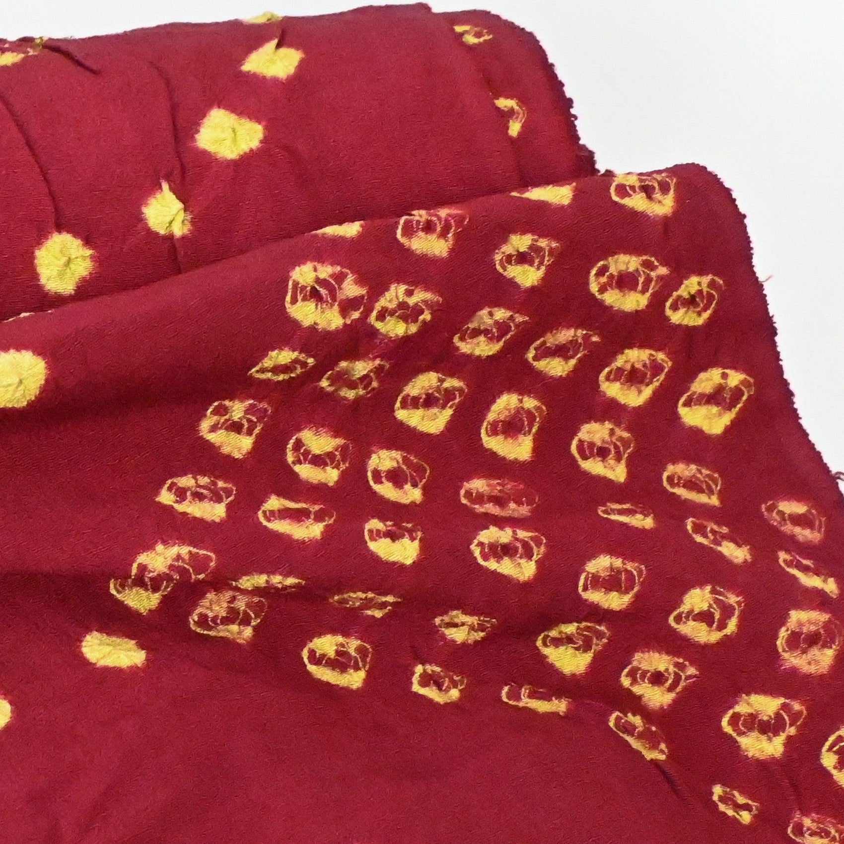 Vintage Shibori Silk Kimono Fabric Sold By The Metre