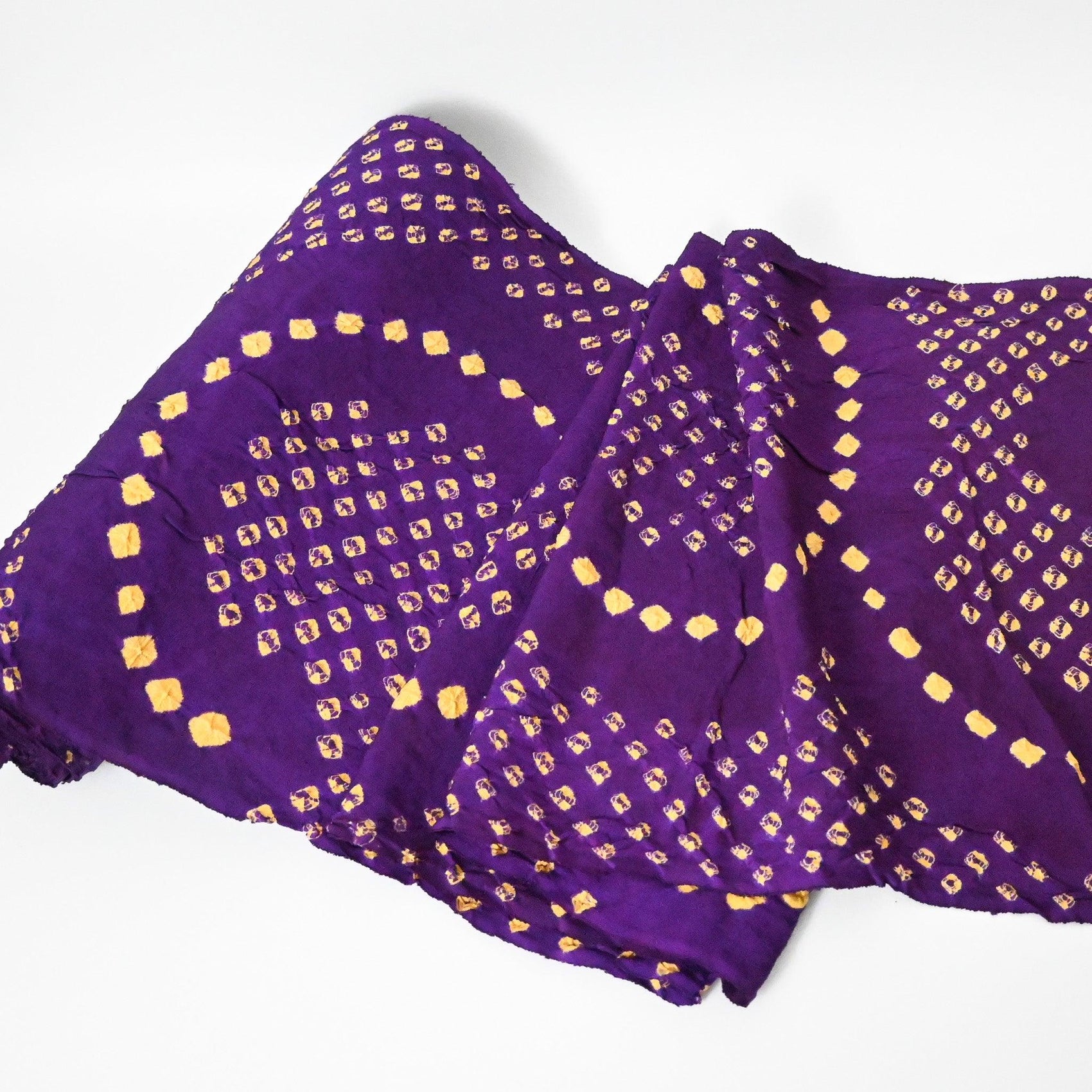 Vintage Shibori Silk Kimono Fabric Sold By The Metre