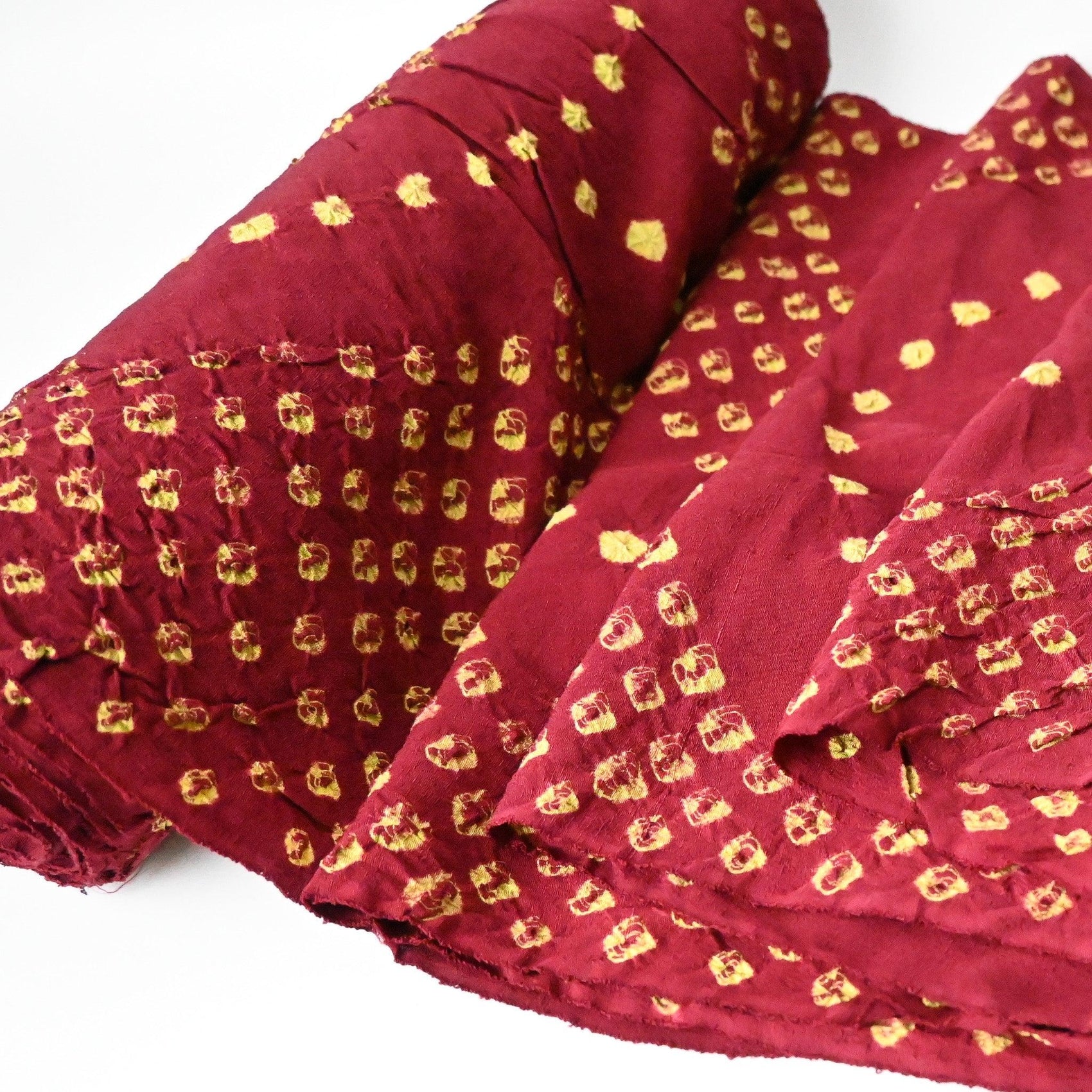 Vintage Shibori Silk Kimono Fabric Sold By The Metre