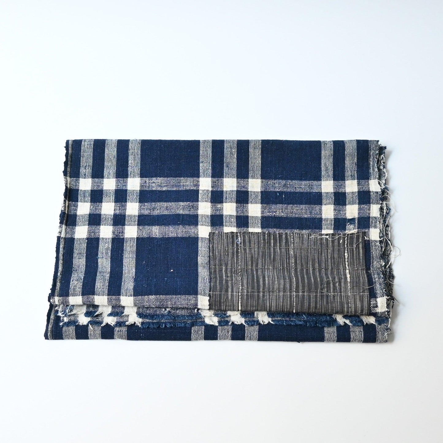 Vintage Indigo Check Cotton