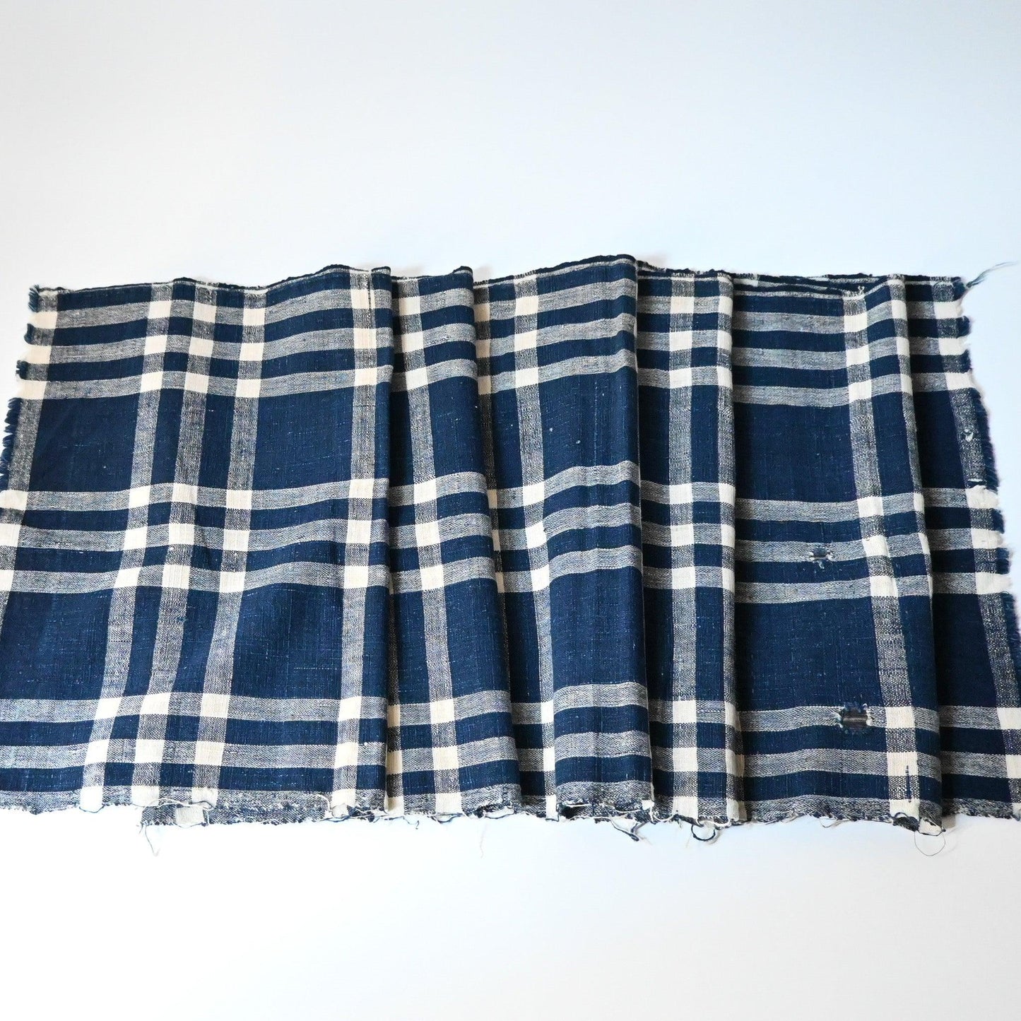 Vintage Indigo Check Cotton