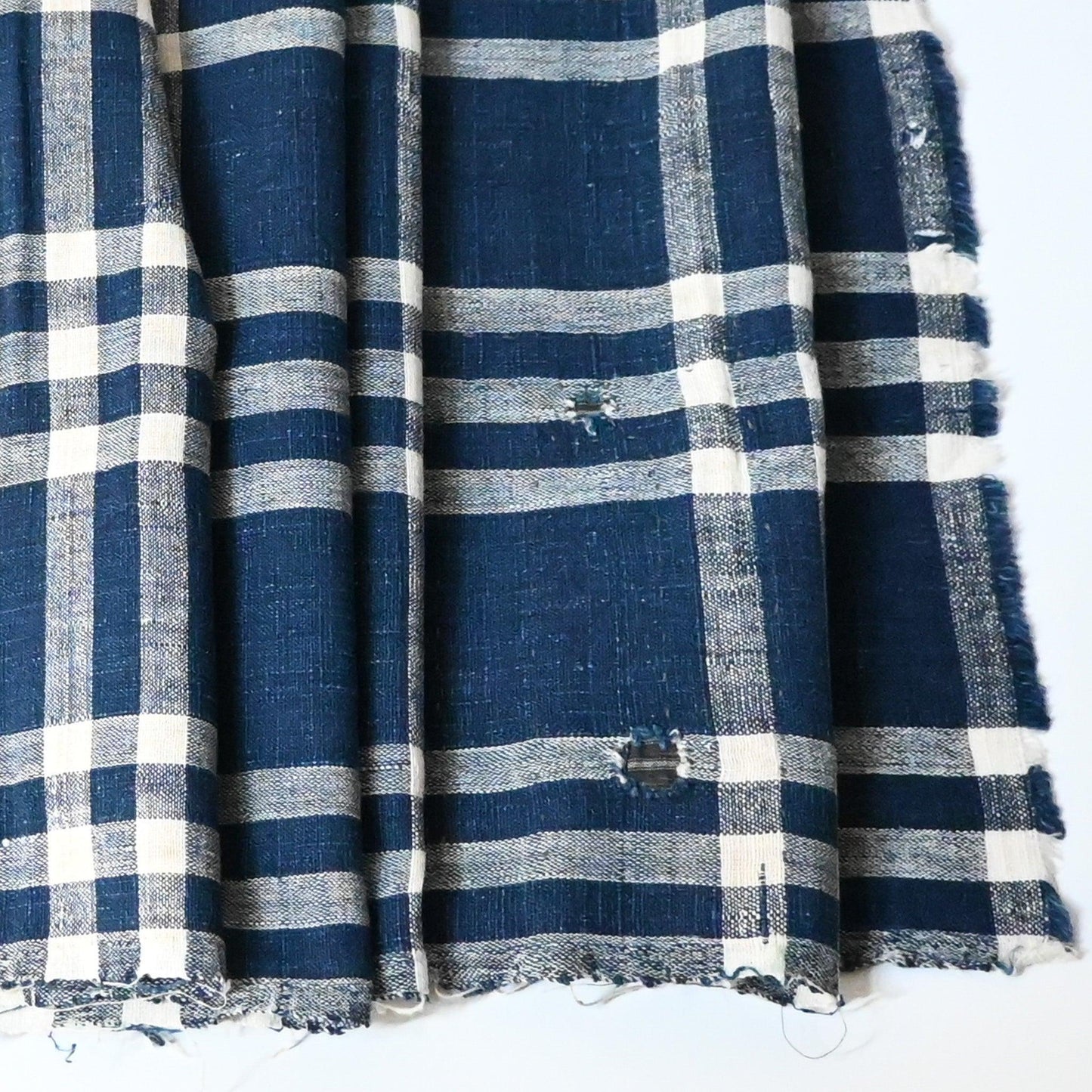 Vintage Indigo Check Cotton