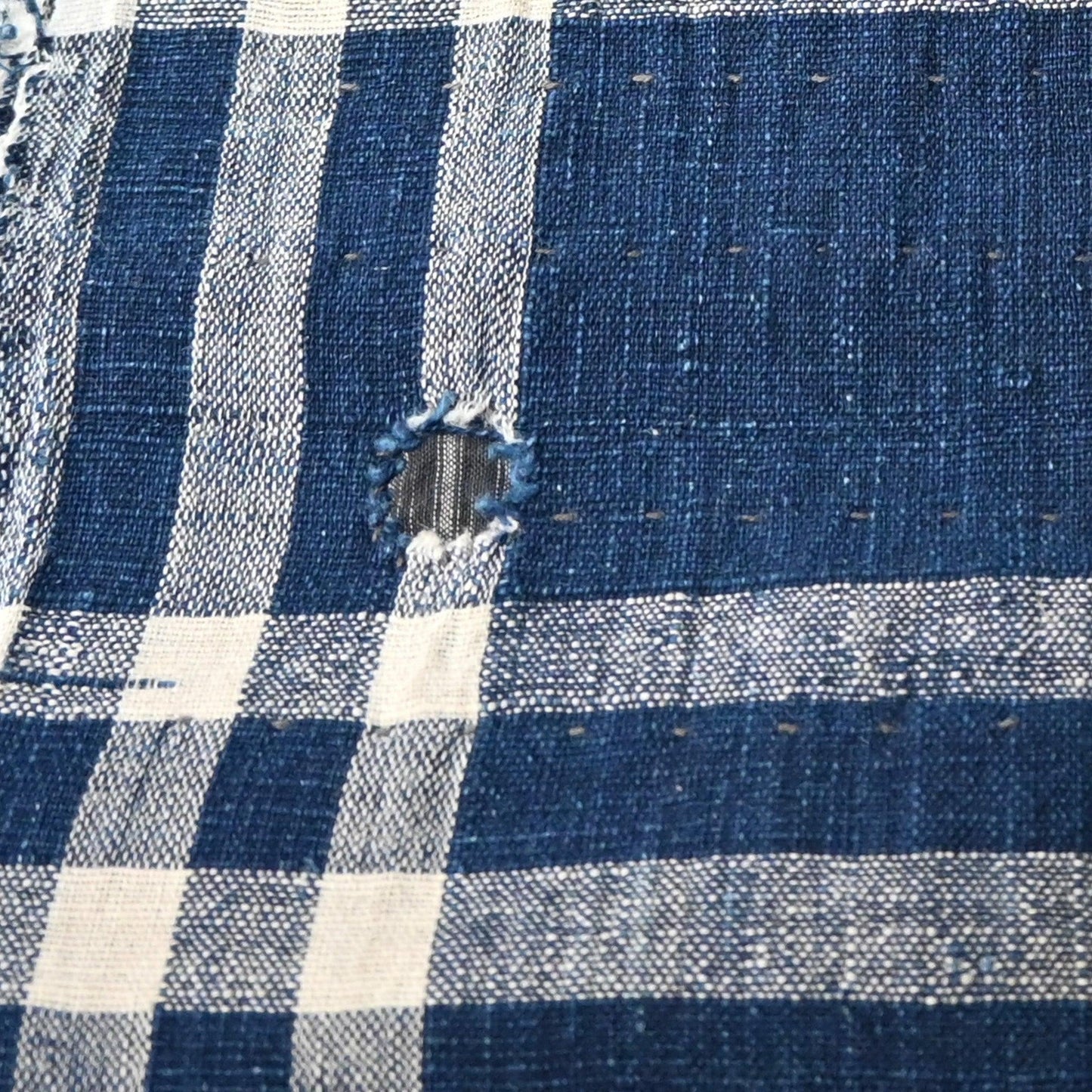 Vintage Indigo Check Cotton