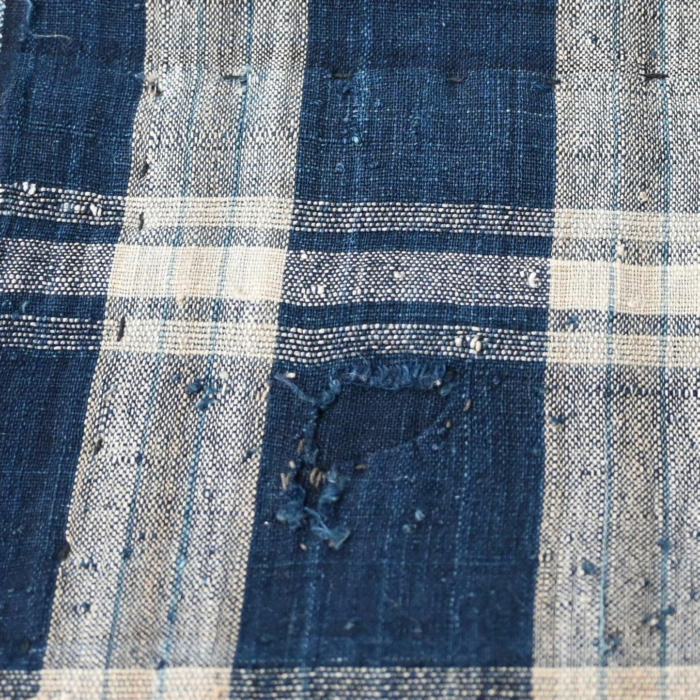 Vintage Indigo Check Cotton