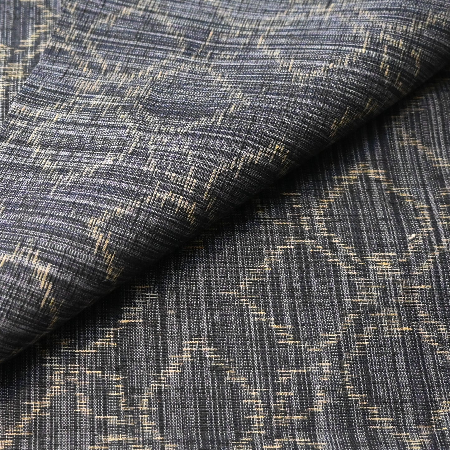 Vintage Tsumugi Silk Kimono Fabric Piece