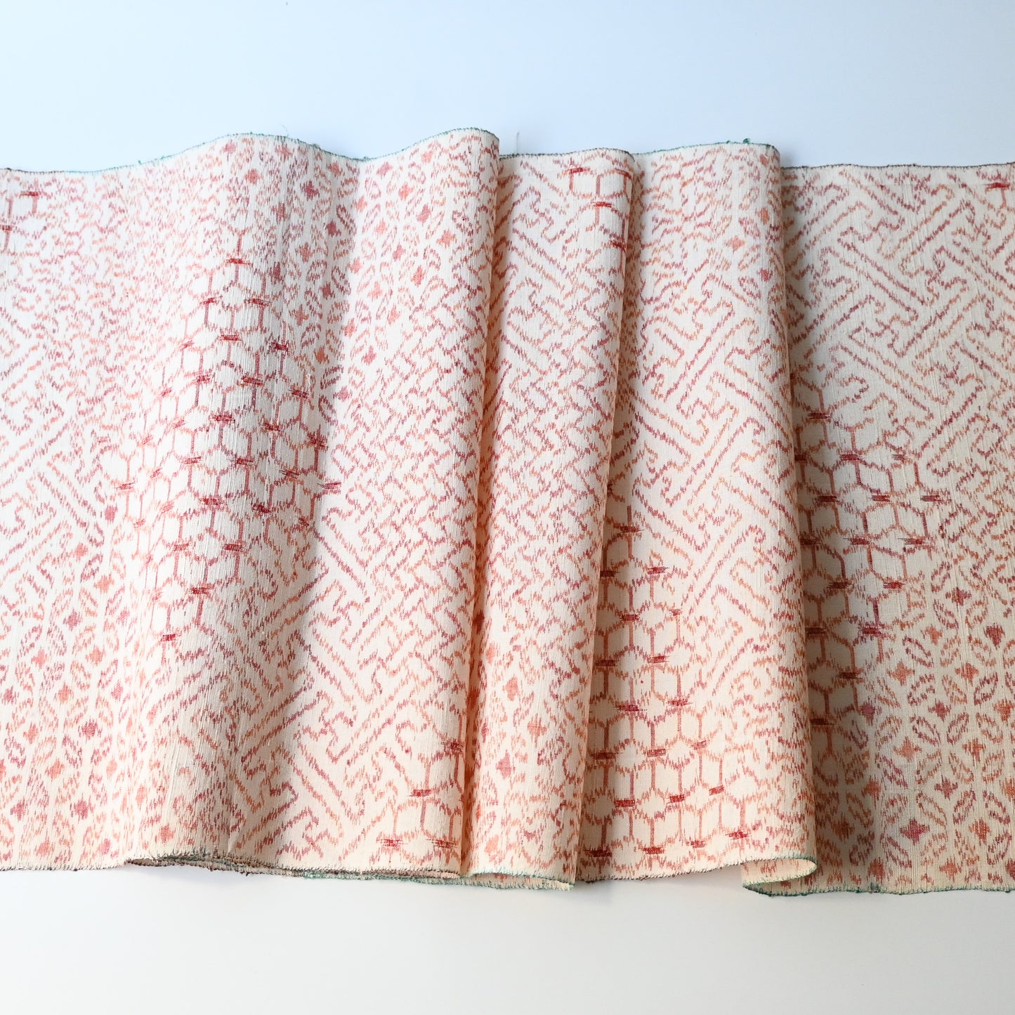 Vintage Tsumugi Silk Kimono Fabric Piece
