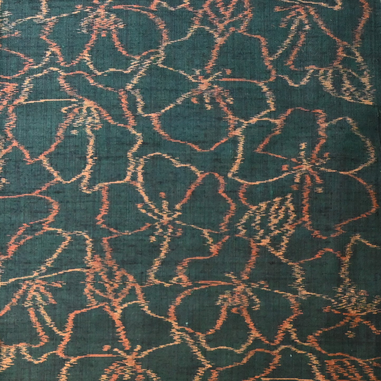 Vintage Tsumugi Silk Kimono Fabric Piece