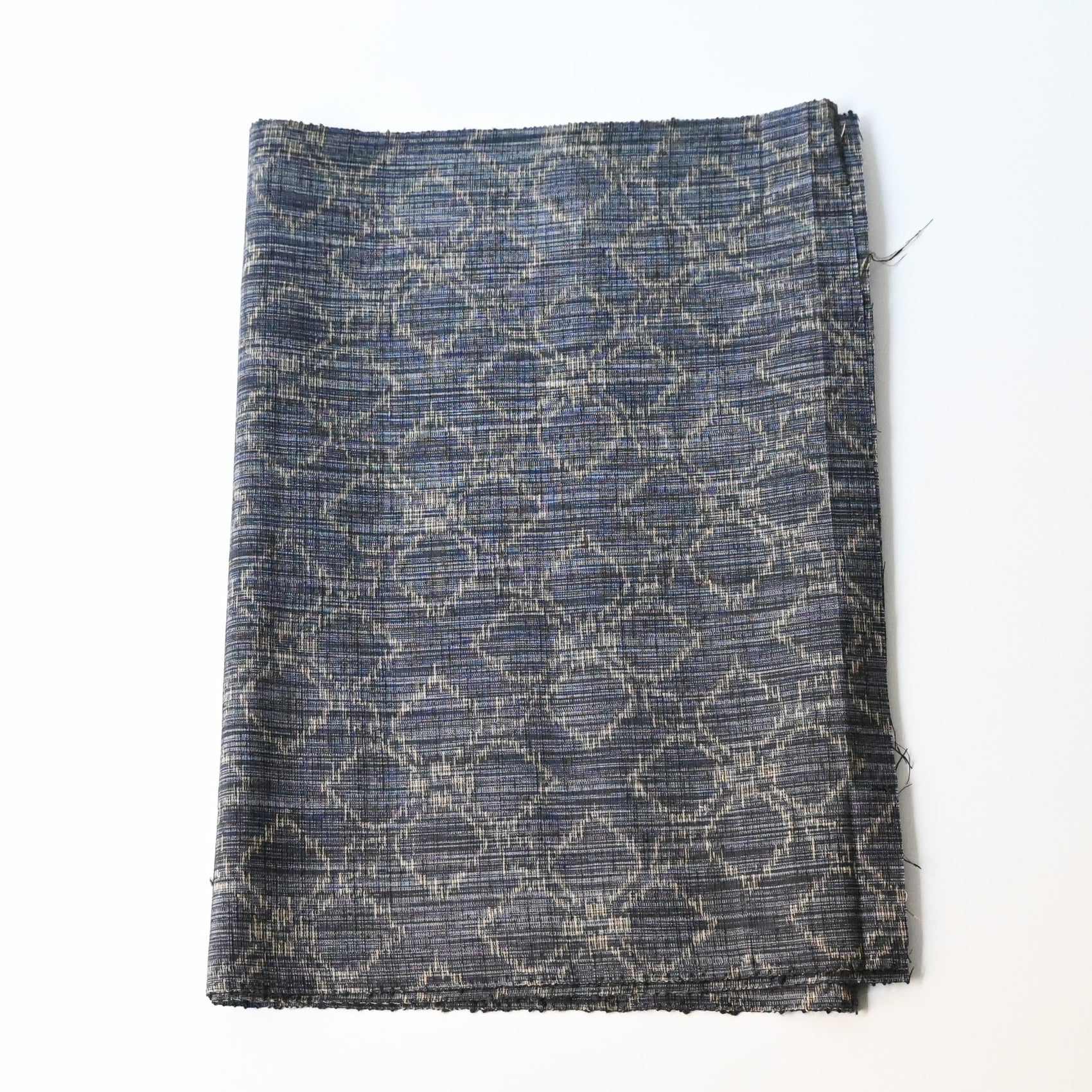 Vintage Tsumugi Silk Kimono Fabric Piece