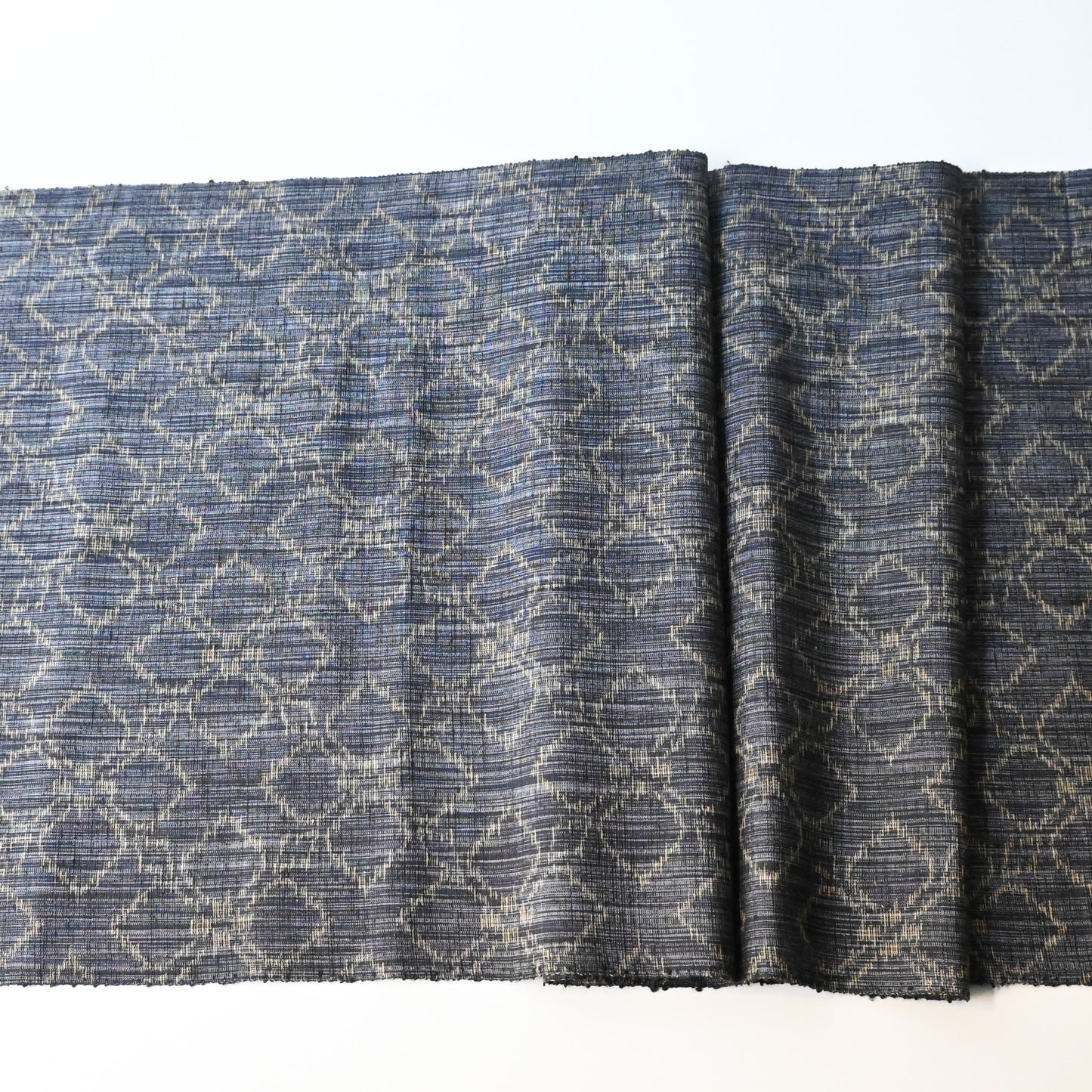 Vintage Tsumugi Silk Kimono Fabric Piece