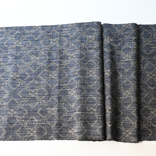 Vintage Tsumugi Silk Kimono Fabric Piece