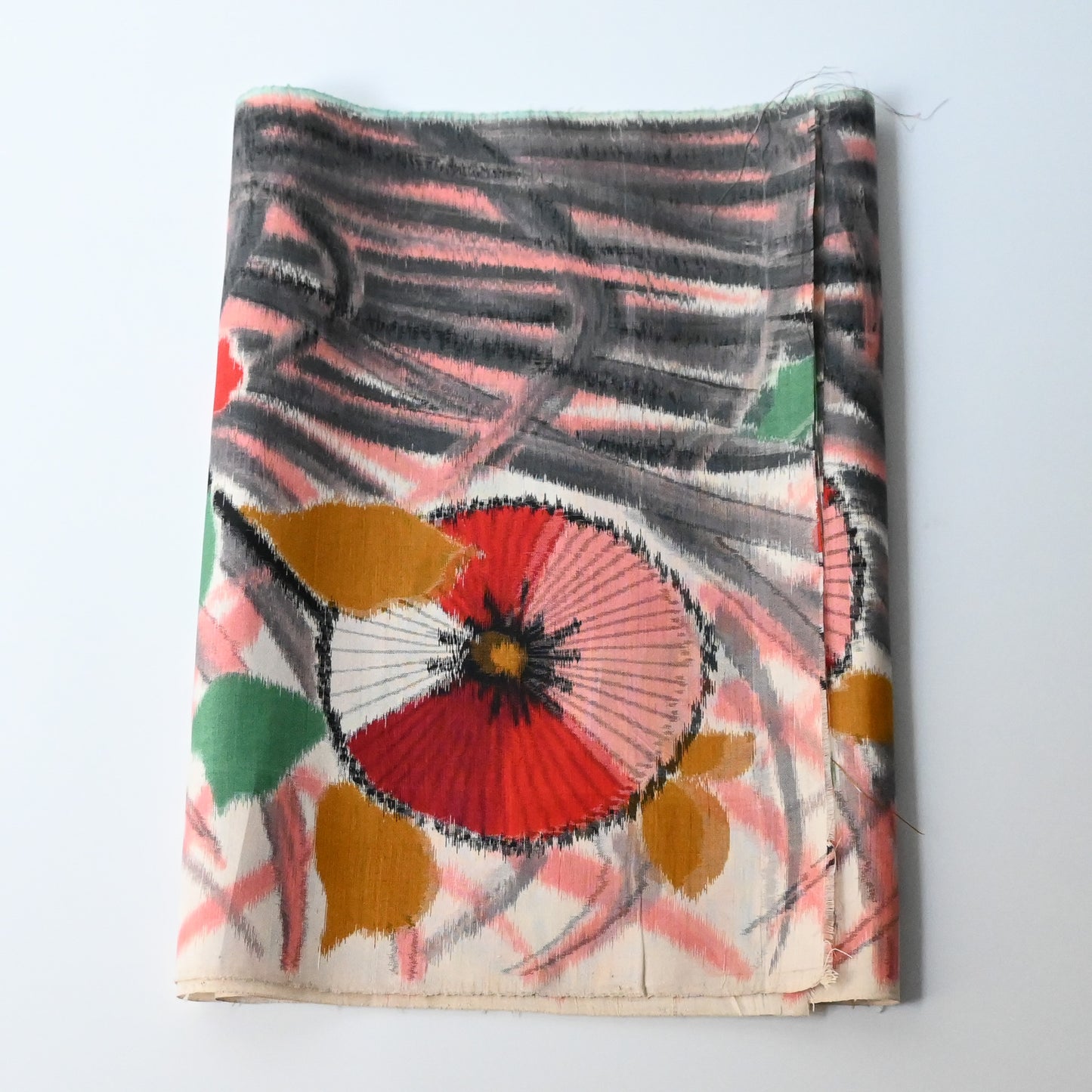Vintage Meisen Silk Kimono Fabric Piece