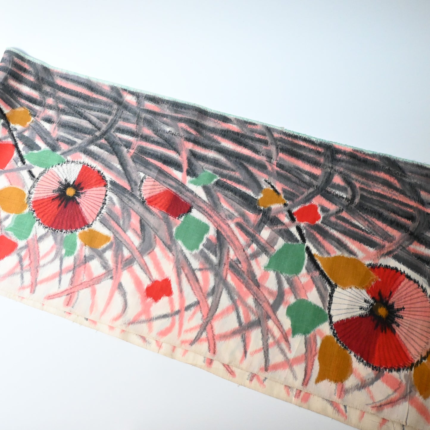 Vintage Meisen Silk Kimono Fabric Piece