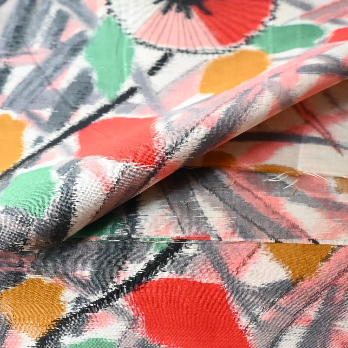 Vintage Meisen Silk Kimono Fabric Piece