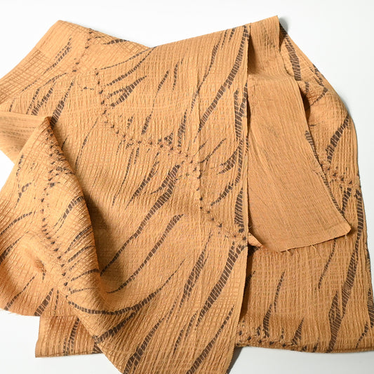 Vintage Shibori Silk Kimono Fabric Piece