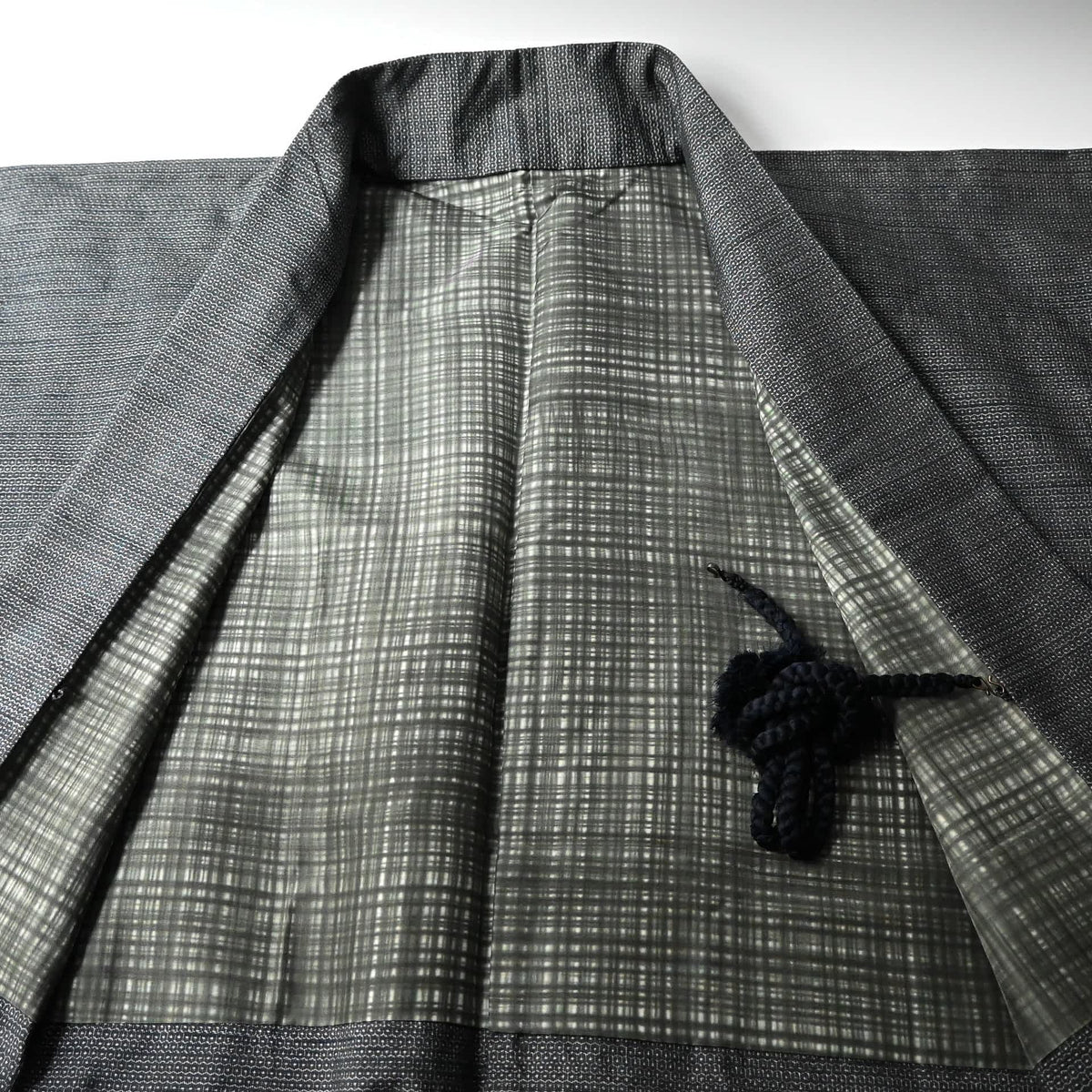 Vintage Men's Oshima Tsumugi Kimono Ensemble