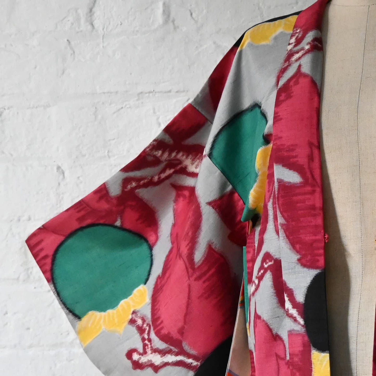 Vintage Women's Meisen Silk Haori