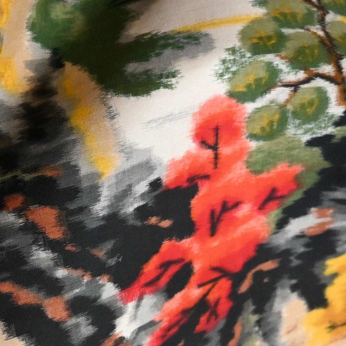 Vintage Women's Meisen Silk Haori