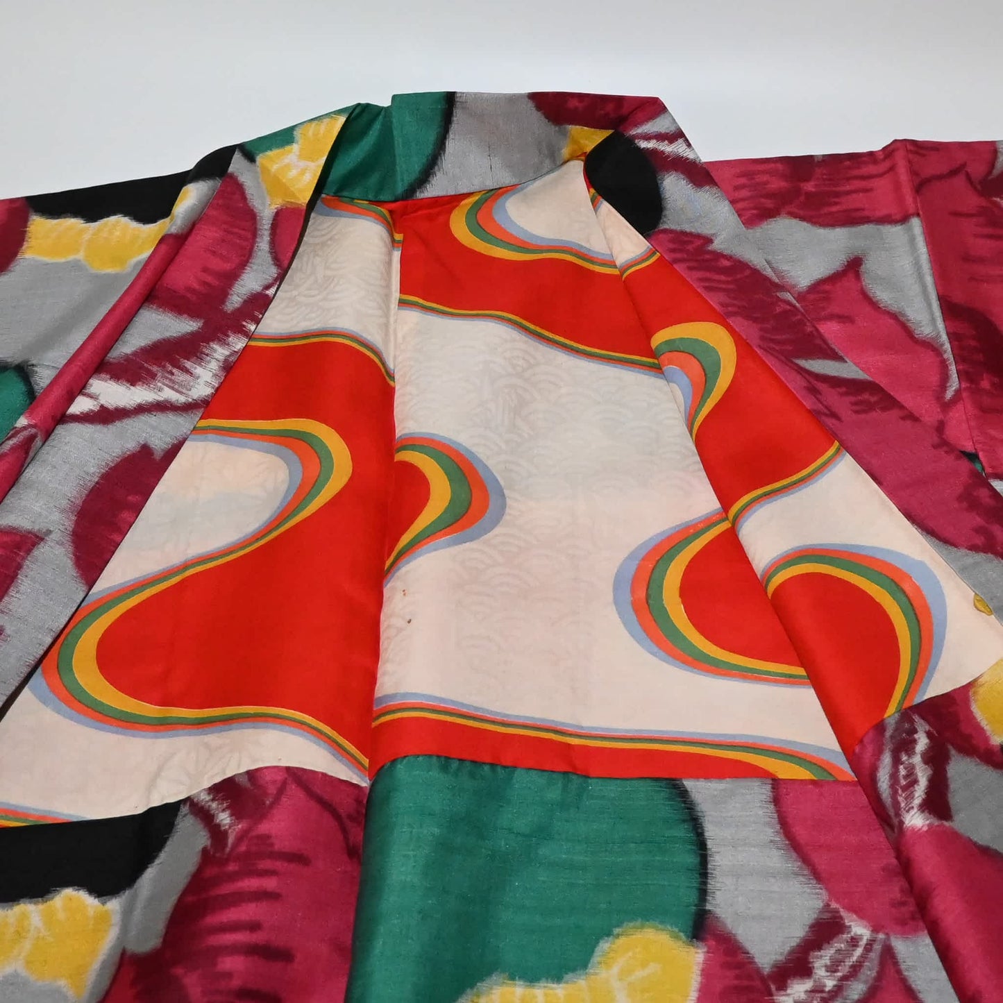 Vintage Women's Meisen Silk Haori