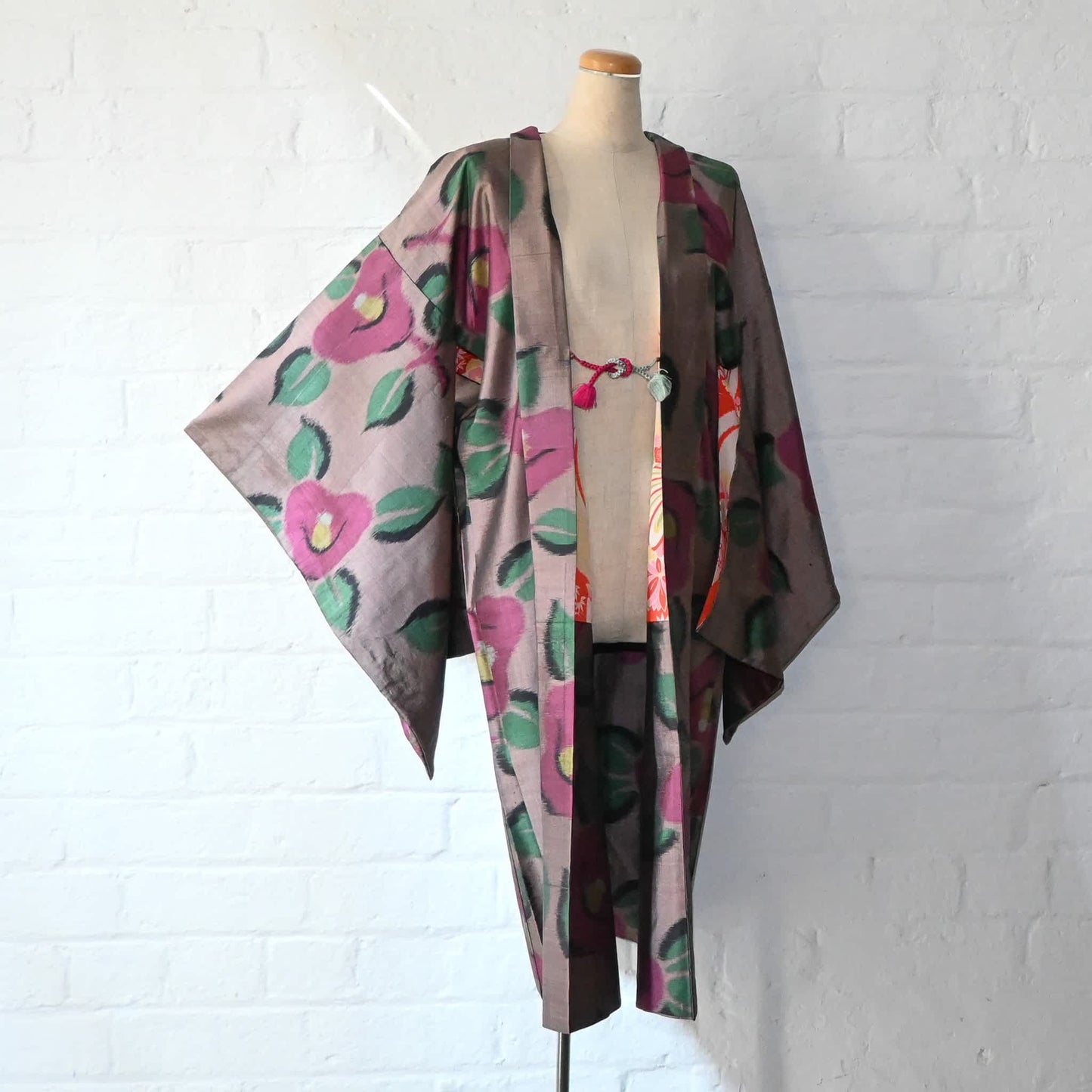 Antique Women's Meisen Silk Haori