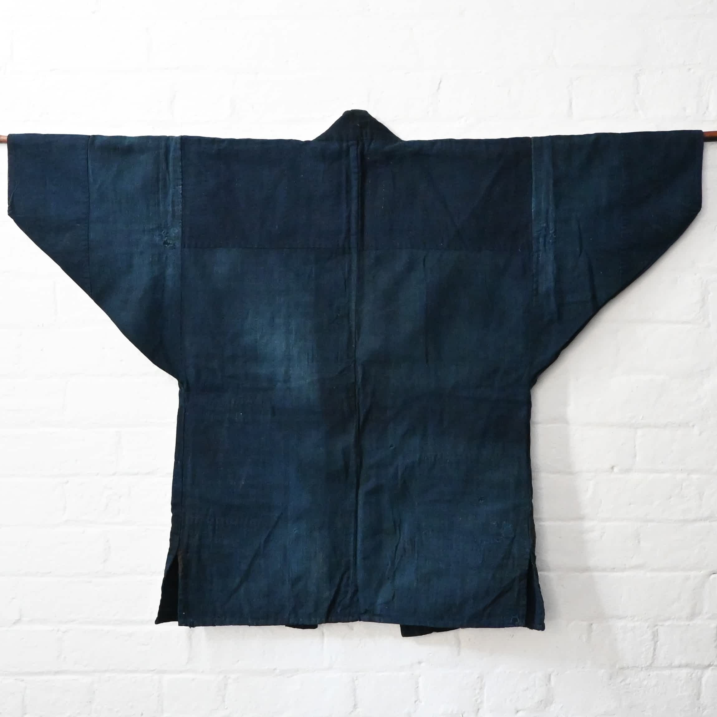 Rare Antique Indigo Boro Noragi – Ziguzagu Textiles